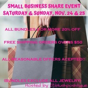 Small Business Share Event Sat & Sun